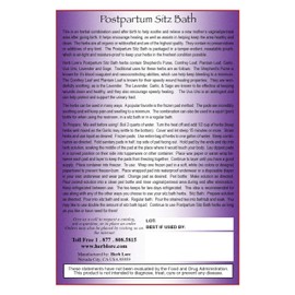 Herb Lore Organic Postpartum Sitz Bath - Helps Heal and Soothe the Perineal Area After Birth