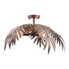 Newrays Vintage Tropical Coconut Leaves Ceiling Lighting Rustic Tree Lights
