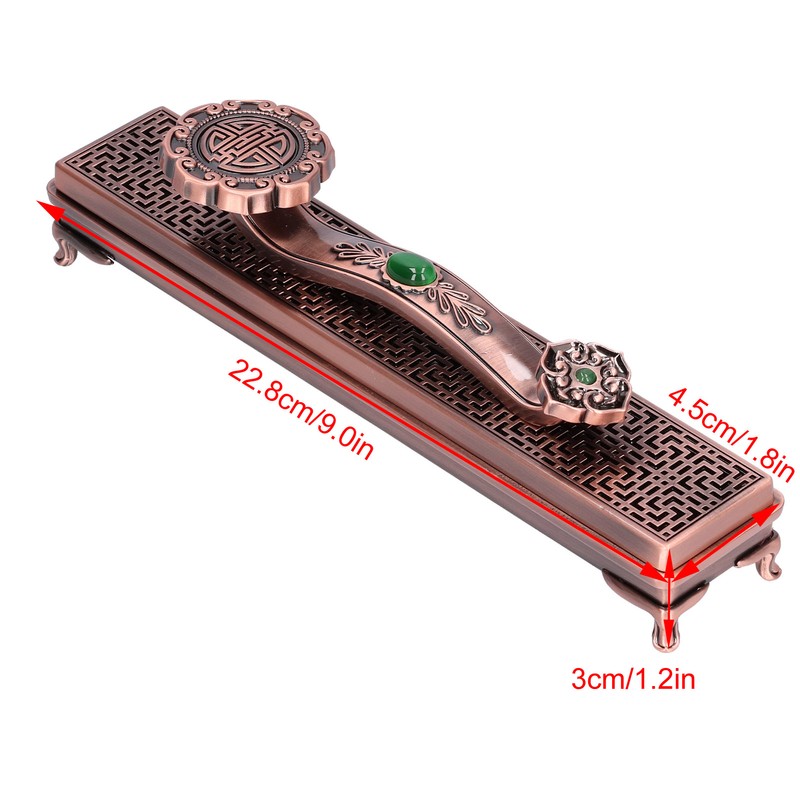 Metal Incense Holder Ruyi Antique Incense Stick Burner for Home