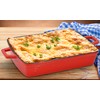 Eternal Living Enameled 13" Cast Iron Baking Pan Rectangular Lasagna