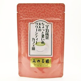 Uji Matcha Tea Slightly Thick Adult Green Tea for Cafes, 3.5 oz (100 g), Chasho Minuruen