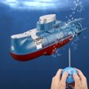 Ghzste Mini RC Submarine Toy for Aquarium Decoration, Simulated Submarine