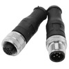 Pair for NMEA2000 Male Female Terminator Resistor 5Pin M12 Thread