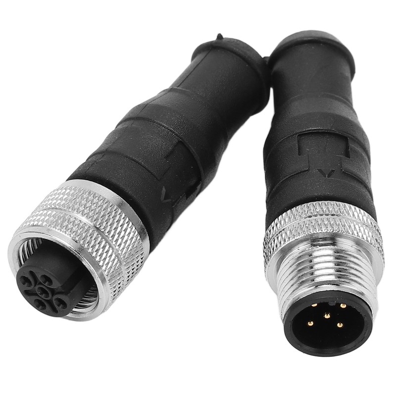 Pair for NMEA2000 Male Female Terminator Resistor 5Pin M12 Thread
