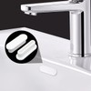 FMHXG 4PCS Silicone Drain Plugs for Sinks Oval Shaped Overflow