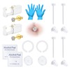 WillTen 2Pcs Ear Piercing Kit with Gold CZ Studs, Ear