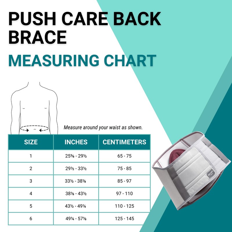Push Braces Care Rückenbandage, Größe 4