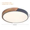 EDISLIVE Ceiling Light Dimmable 19inch Modern Minimalist LED Round Shaped