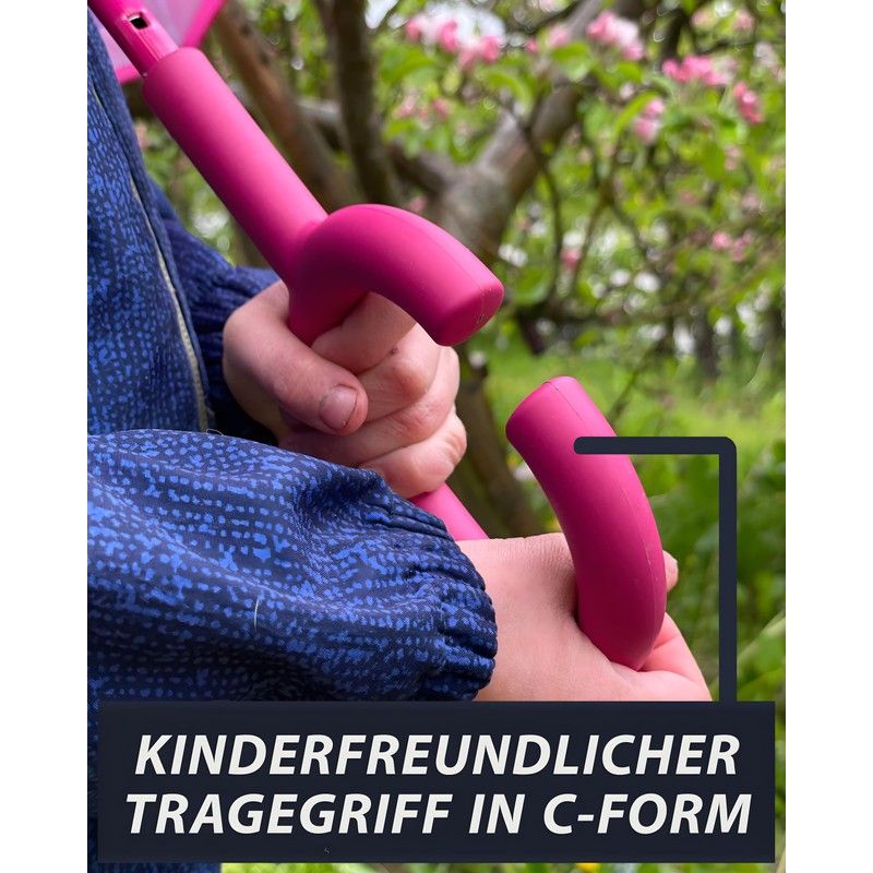 FamZone Children's Umbrella Girls, Reverse Umbrella for Children with Great