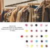 26pcs Screwback Studs Nailheads Lightweight Rust Proof Zinc Alloy Flat