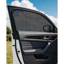 LazBlinds Car Side Window Shades, 2 Pack, 21" L x 14" W