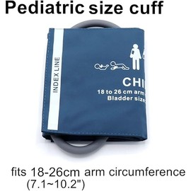 Universal NIBP Cuff for PediatricChild, 18-26 cm Single Tube Reusable PU Replacement Blood Pressure Cuff, No Connector