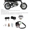 Ignition Switch Gas Cover Kit Helmet Lock 2‑Key Replacement for