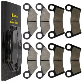 Caltric Front And Rear Brake Pads for Polaris RZR S 800 EFI 2009-2014
