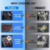 FiveFox Fit Frontier Car Seat Covers (Front Pair) for Select