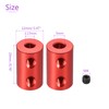 DMiotech 2 Pack 1/8-5mm Bore L20XD12 Rigid Coupling Shaft Coupling
