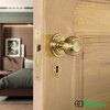 EAI Satin Brass Sashlock - Fire Rated & CE Approved