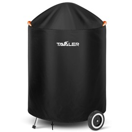Tavaler Kettle Barbecue Cover Weatherproof, 420D Oxford Fabric Grill Cover for Weber Kettle Grill 57 cm, Charcoal Grill Cover Grill Waterproof, Tear-Resistant, UV Grill Cover (77 x 90 cm)