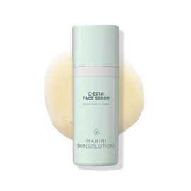 Marini SkinSolutions C-ESTA - Suero facial – Levanta, reafirma y protege con vitamina C, DMAE y ácido hialurónico, todo tipo de piel, fabricado en los Estados Unidos, 1 onza líquida