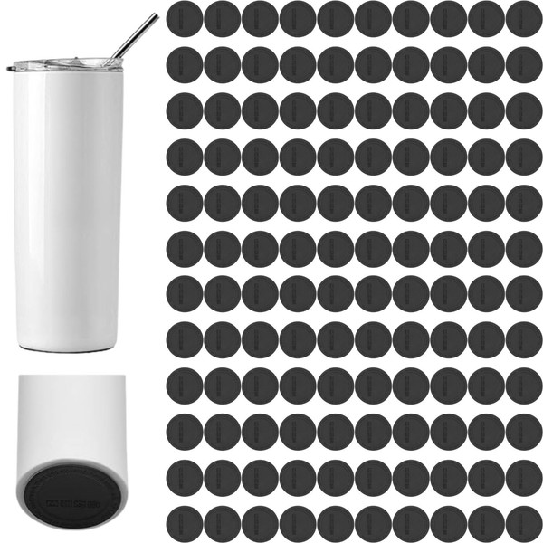 Rubber Bottoms for Sublimation Tumblers Protective Anti-Slip Silicone Bottom with