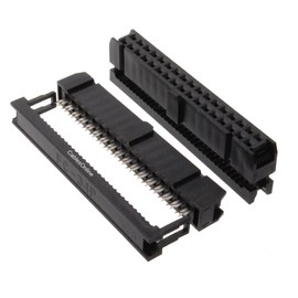 CablesOnline 10-Pack 34-Pin (2x17) Female IDC 2.54mm Pitch Connectors for Flat Ribbon Cable