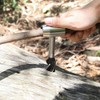 Hand Screw Drill for Woodworking Manual Survival Drill with Leather
