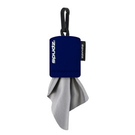 SPUDZ Classic | Microfiber Cloth Screen Cleaner and Lens Cleaner | Open Bottom | Navy Blue | 6 x 6 Inches