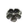 Sterling silver ring flower solid 925 R000827 Empress