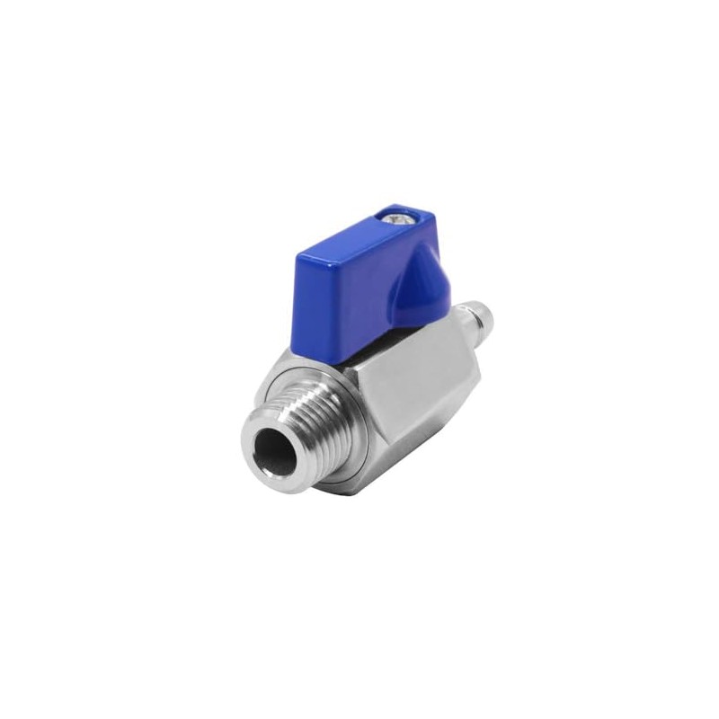 Beduan Stainless Steel 5/16" Hose Barb to 1/4" NPT Male