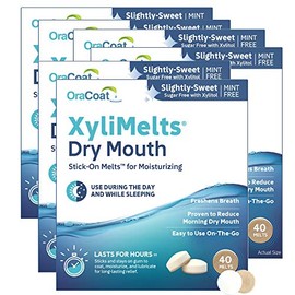Oracoat XyliMelts for Dry Mouth - Mint-Free (240 discs) by Xylimelts