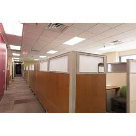 Photo - Interior Office cubicles in The Santa Fe Terminal Complex, an 18-Acre Complex of Historic Buildings in The Government District of Downtown Dallas, Texas 12in x 08in