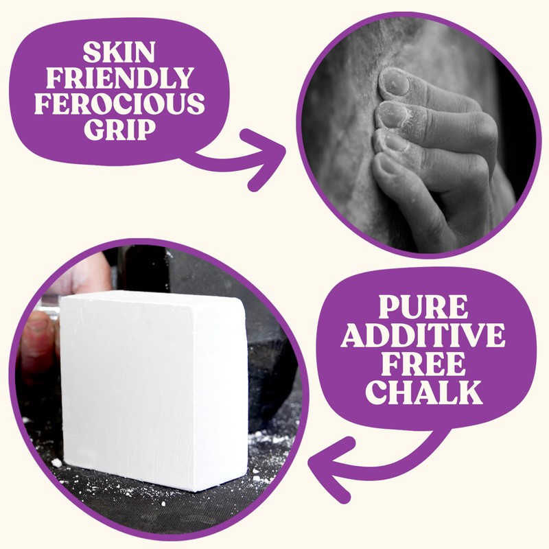 Psychi x2 Chalk Block for Crossfit Rock Climbing Bouldering Gym