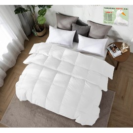 La biancheria per la casa Summer Duvet Lightweight 150g 80% Goose Feather 20% White Goose Down Single 155 x 200cm