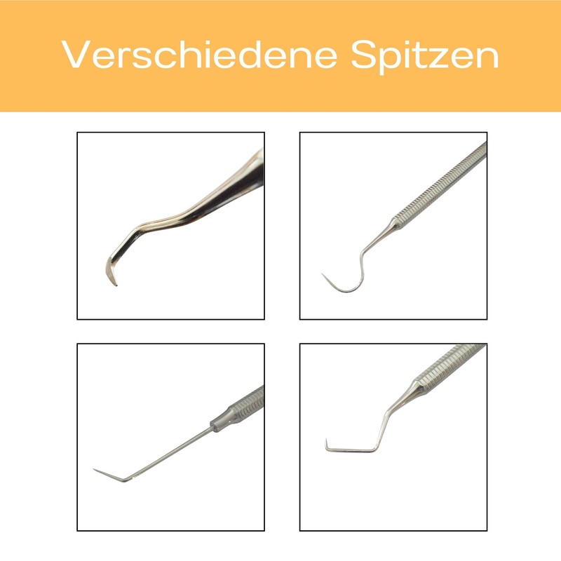 Instrumentezentrum Set of 2 Weeding Hooks Weeding Needle Set for