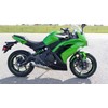 AxxL Motorcycle 17-Inch Custom Rim Sticker STD2 Model (Fluorescent Yellow)