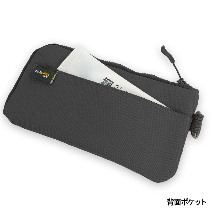 Finplus 0520650 Lee Long Wallet, L-Shaped Zipper, Cordura, Recycled, Bill
