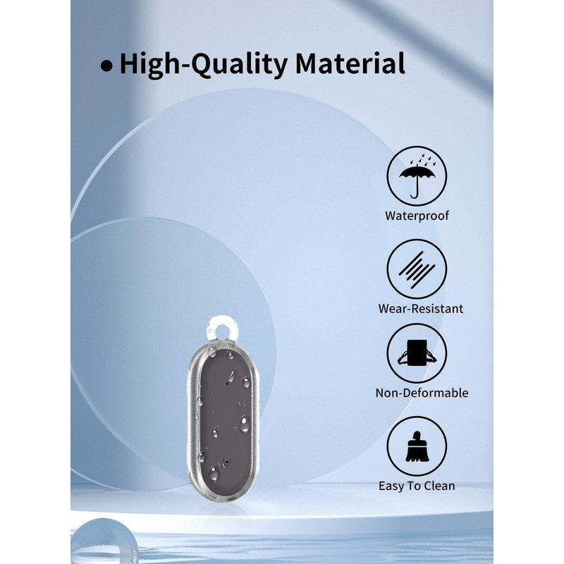 Compatible with PLAUD NotePin AI Voice Recorder，Clear PC Shockproof Protective