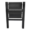 findmall 2 Steps Black Aluminum with Wide Treads Folding Step