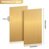 Axigundaone 2 Pcs Brass Sheet for Crafts, 14 Gauge(1.5 mm)