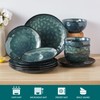vancasso Starry Dinnerware Set for 4, Handmade Reactive Glaze Stoneware