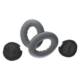 vhbw Ear Pads Replacement Pads Compatible with Bose AE2, AE2i, QC35, AE2 Wireless, QC15, QC2, QC25 Headphones Headset, Black, Grey