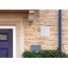 Vents 100 mm White Plastic Gravity Wall Grille with Non-Return