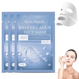 Bio Collagen Face Mask Overnight - Bio Collagen Real Deep Mask Overnight - Collagen Overnight Mask - Face Masks Beauty - Collagen Deep Hydrating Overnight Mask for Face Care(3pcs)
