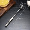 AIMALL Semi-Automatic Stainless Steel Whisk, Hand Push Egg Beater and