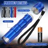 Tujoe 36 Pcs Mini Flashlights Bulk Bright Aluminum LED Handheld