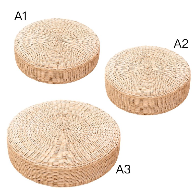 Hand Made Plaited Futon Mat Bulrush Mat Floor Mat Round