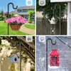Shepherd Hook for Outdoor, Heavy Duty Bird Feeder Pole with
