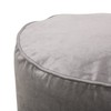 Christopher Knight Home Gwinnett Pouf, Pewter Gray Large