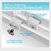 PINGXNG Window Locks,4 Sets,Alu Alloy material Window Lock for Vertical&Horizontal