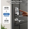 Veise Keyless Entry Door Lock with 2 Lever Handles -